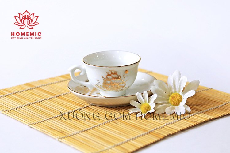 Bộ Trà Đài Cát Thuận Buồm Kẻ Vàng