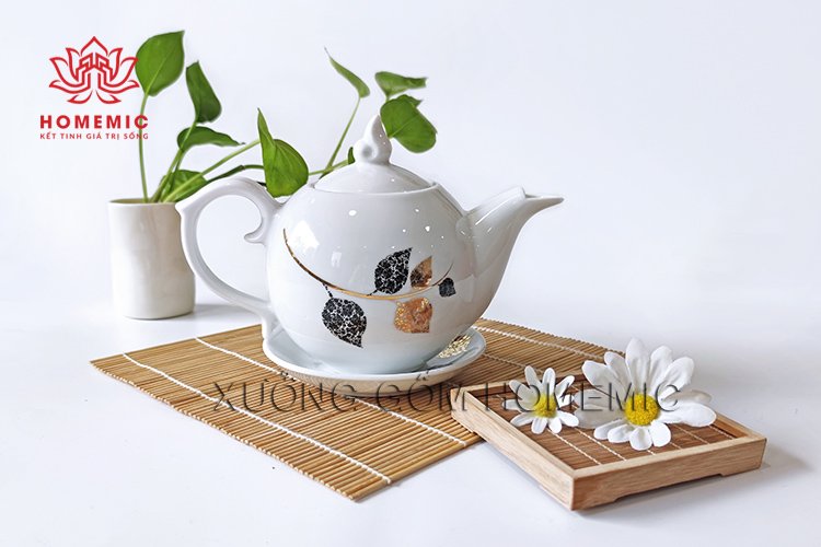 Bộ Trà Ngọn Lửa Lá Kim Ngân