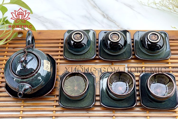 Bộ Trà Quả Hồng Ghi