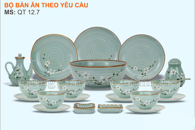 Bộ Bàn Ăn Theo Yêu Cầu QT 12.7