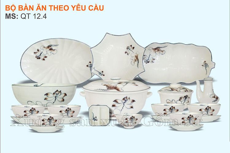 Bộ Bàn Ăn Theo Yêu Cầu QT 12.4